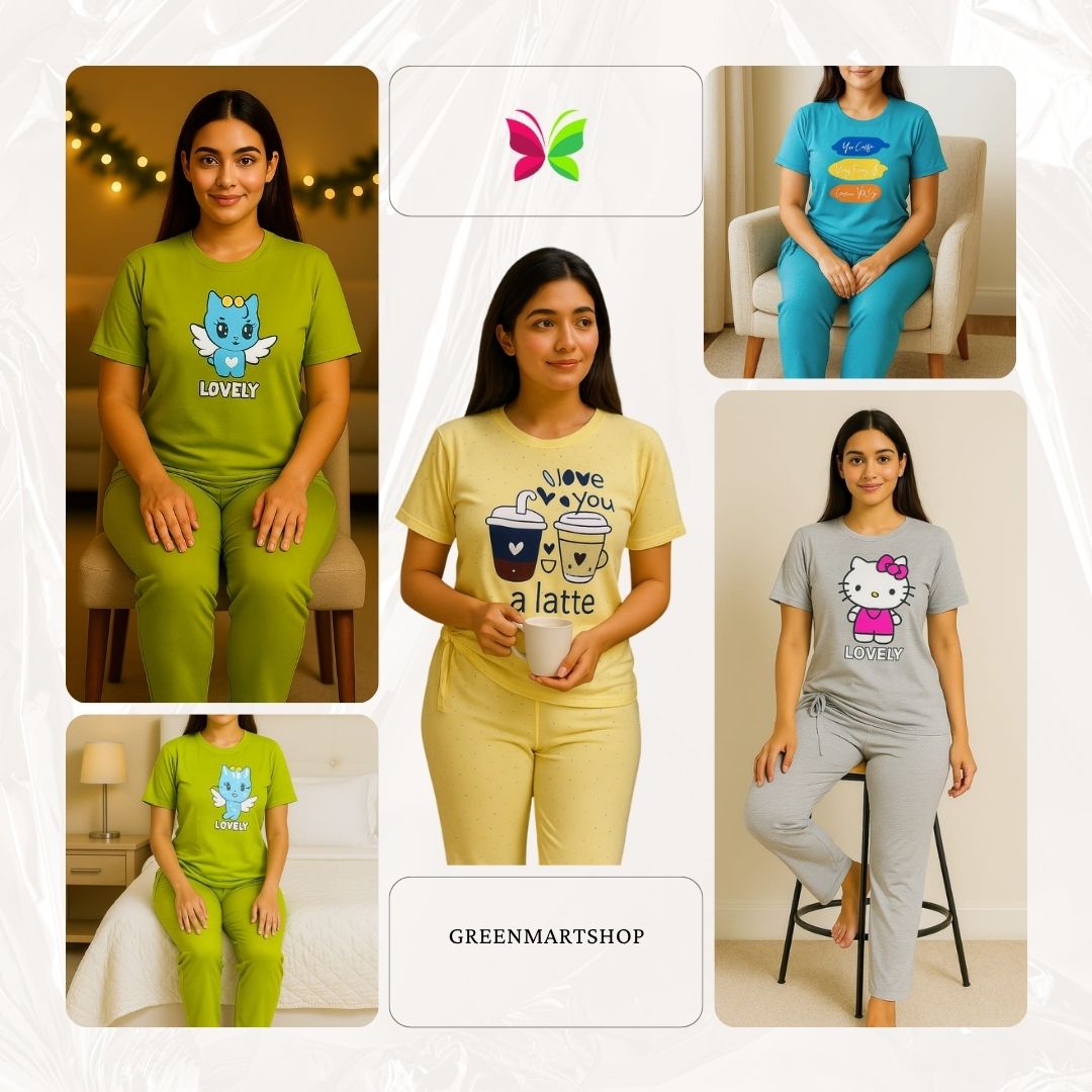 ২ পিস কুচি প্রিমিয়াম কটন লংগার সেট