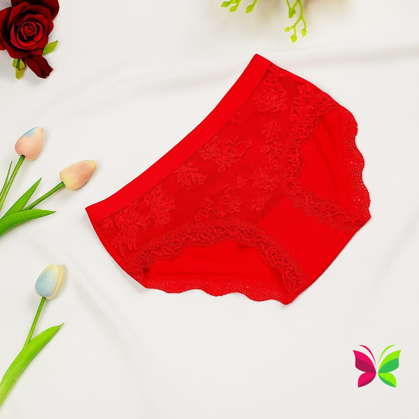 4 pis 4 colour premium quality Blush petal panty set