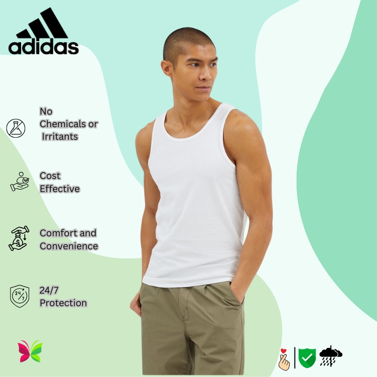 Adidas প্রিমিয়াম কটন স্লিভলেস গেঞ্জি ফর মেন – আরামদায়ক ও স্টাইলিশ ইননারওয়্যার